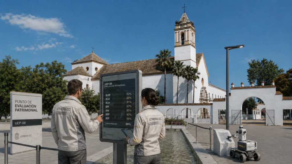 Técnicos de Utrera ICC evalúan el patrimonio de Utrera mediante el procedimiento de continuidad identitaria en 2084